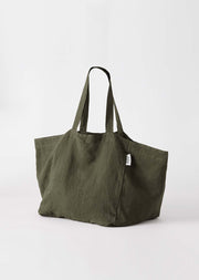 Linen Weekend Bag