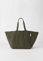 Linen Weekend Bag