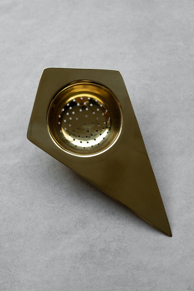 Solid Brass Tea Strainer