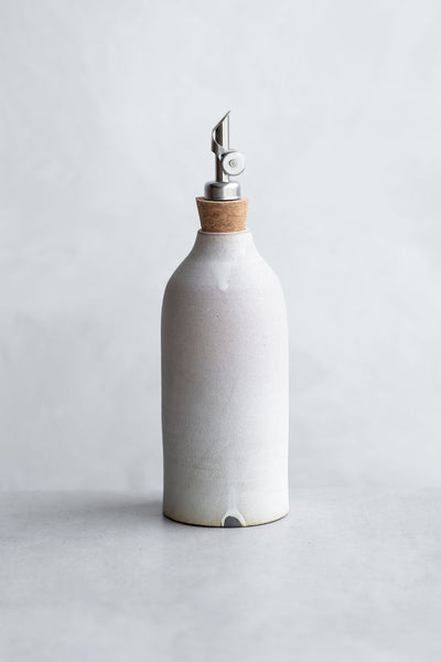 Ceramic Oil Cruet - Matte Grey