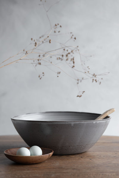 Serving Bowl - Satin Stone