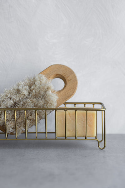 Brass Narrow Wire Basket