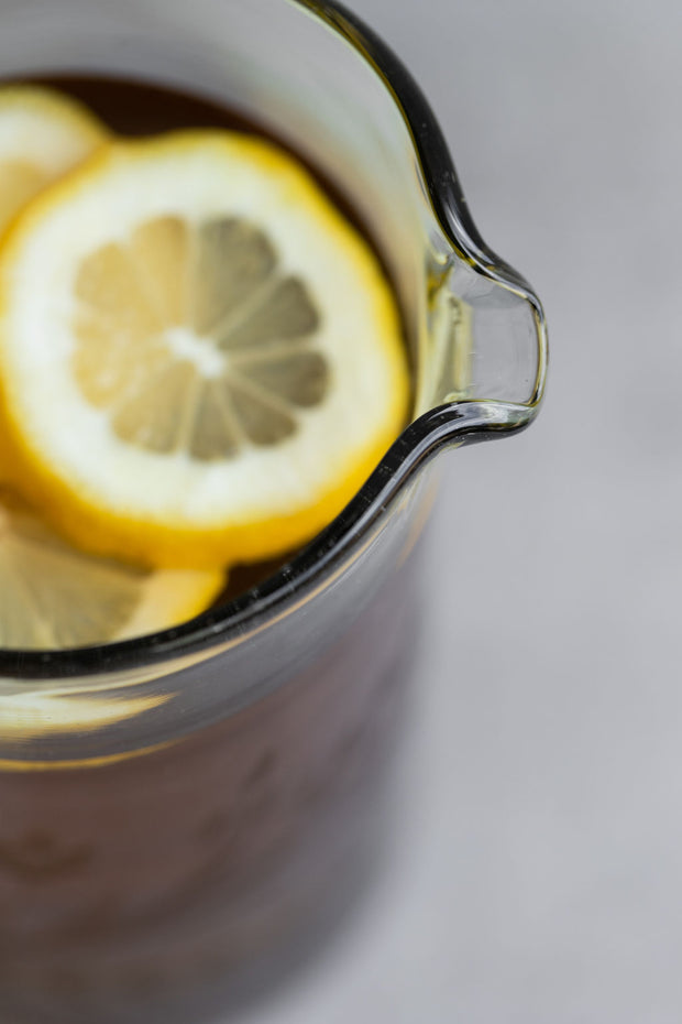 Etched Glass Pitcher