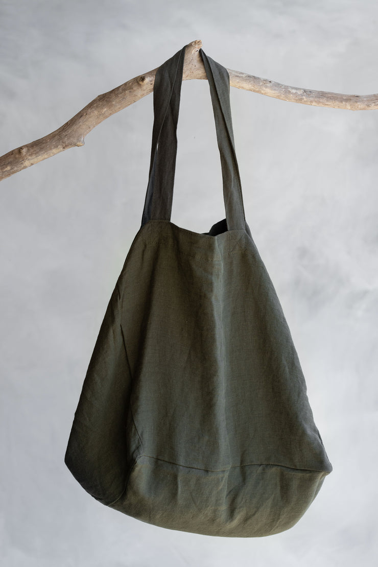 Linen Weekend Bag