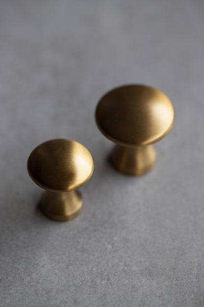 Round Brass Knobs