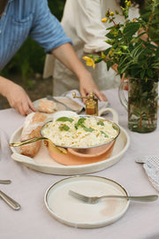 Copper + Stainless Warming Pan