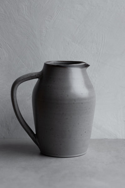 Trefoil Pitcher - Satin Stone