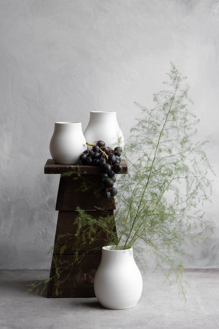 Onion Vase - Matte White