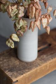 Simple Cylinder Vase - Matte Grey