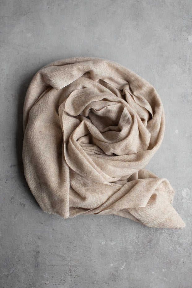 Cashmere Scarf - Oat