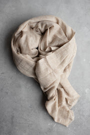 Cashmere Scarf - Oat