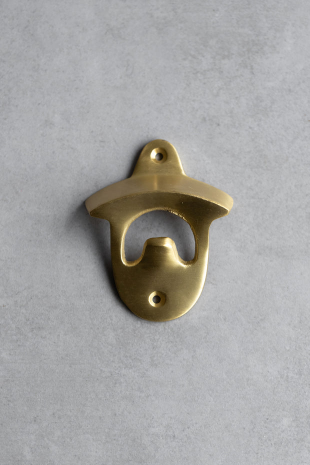 Brass Wall Mount Bottle Opener