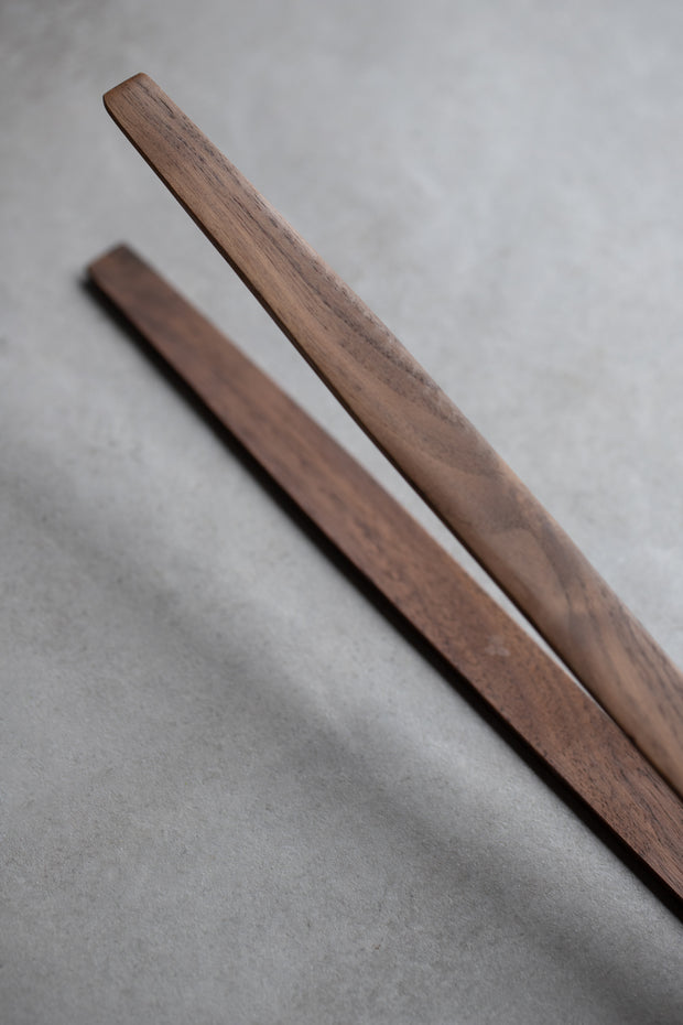 Walnut Tongs