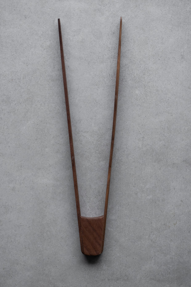 Walnut Tongs