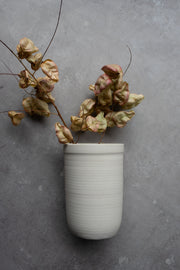 Hanging Utensil Holder / Wall vase - Sand