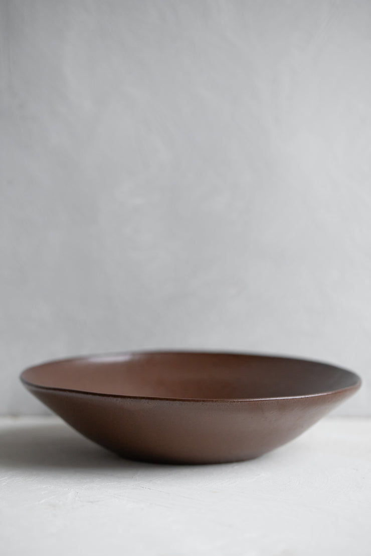 Ceramic Entree Bowl - Bark