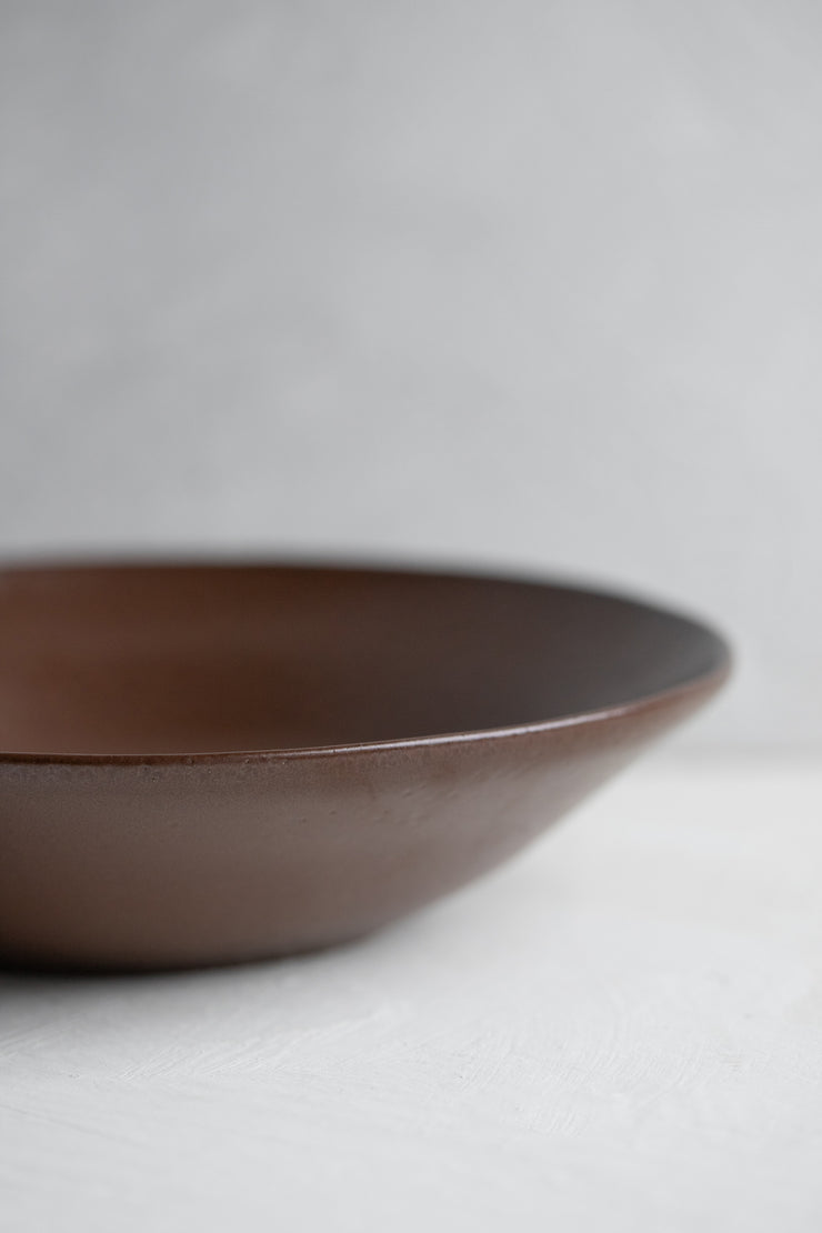 Ceramic Entree Bowl - Bark