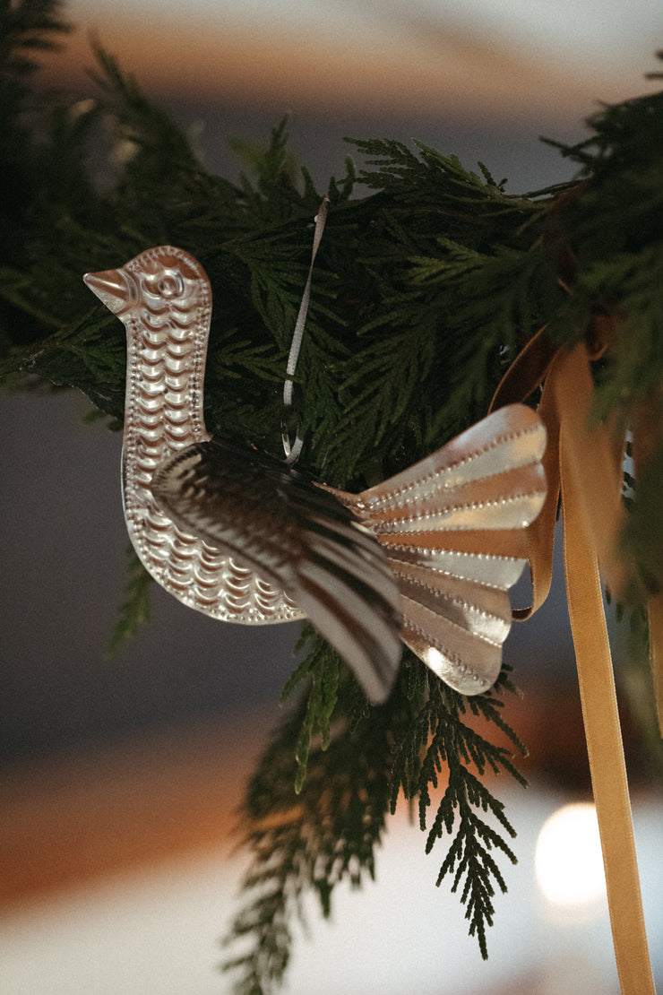 Tin Dove Ornament