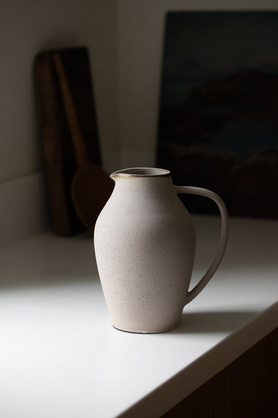 Trefoil Pitcher - Matte Grey