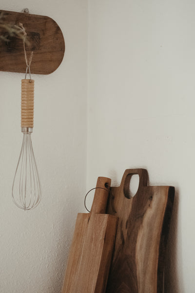 Wooden Handled Whisk