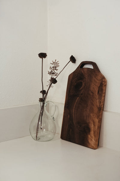 Black Walnut Handled Serving Board