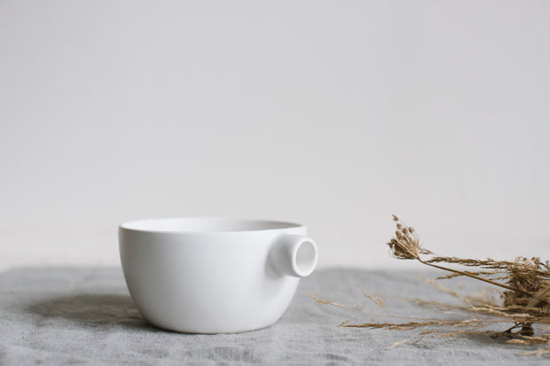 Matcha Prep Bowl - Matte White