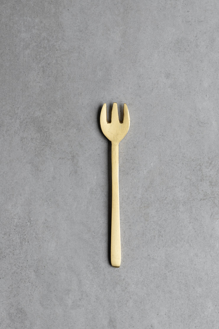 Brass Dessert Fork