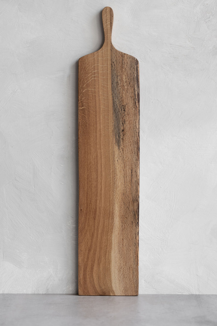 White Oak Live Edge Serving Board