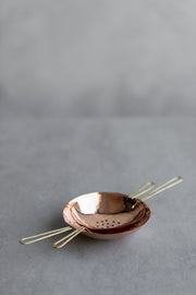 Copper + Brass Tea Strainer