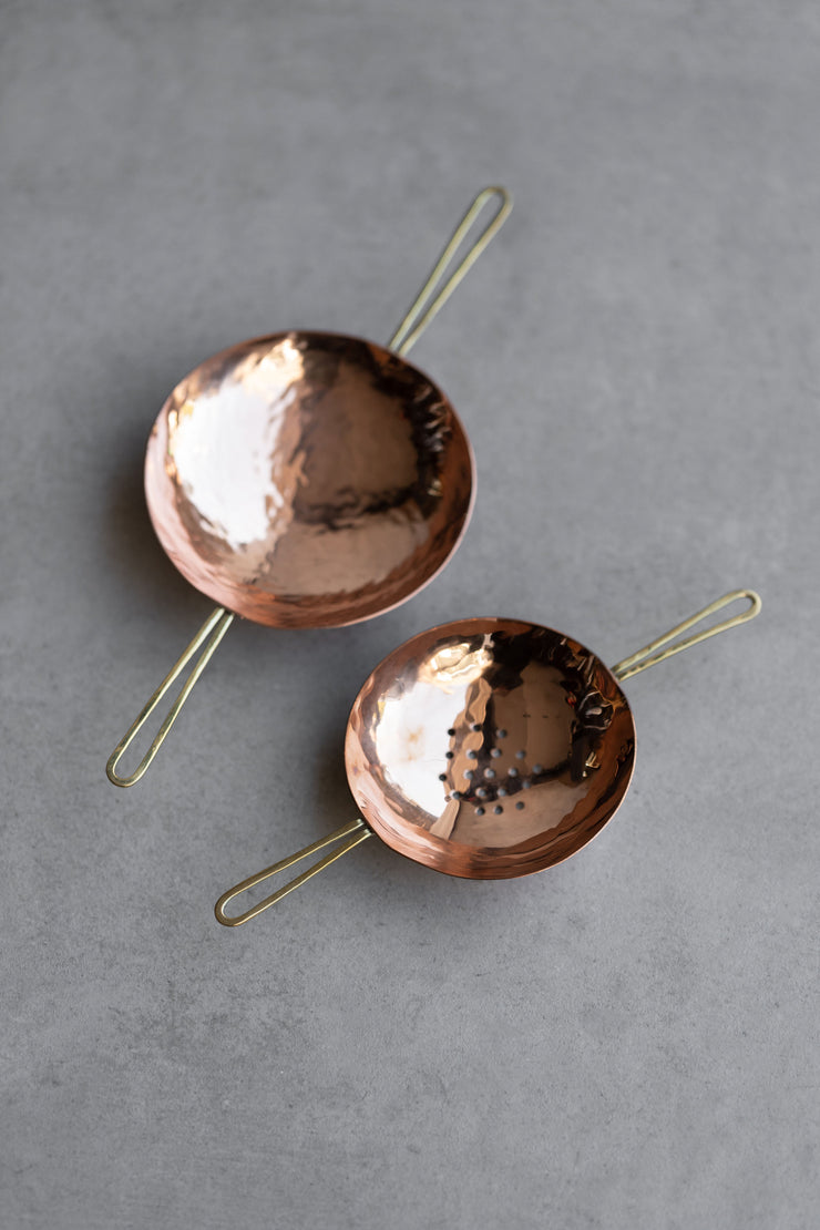 Copper + Brass Tea Strainer