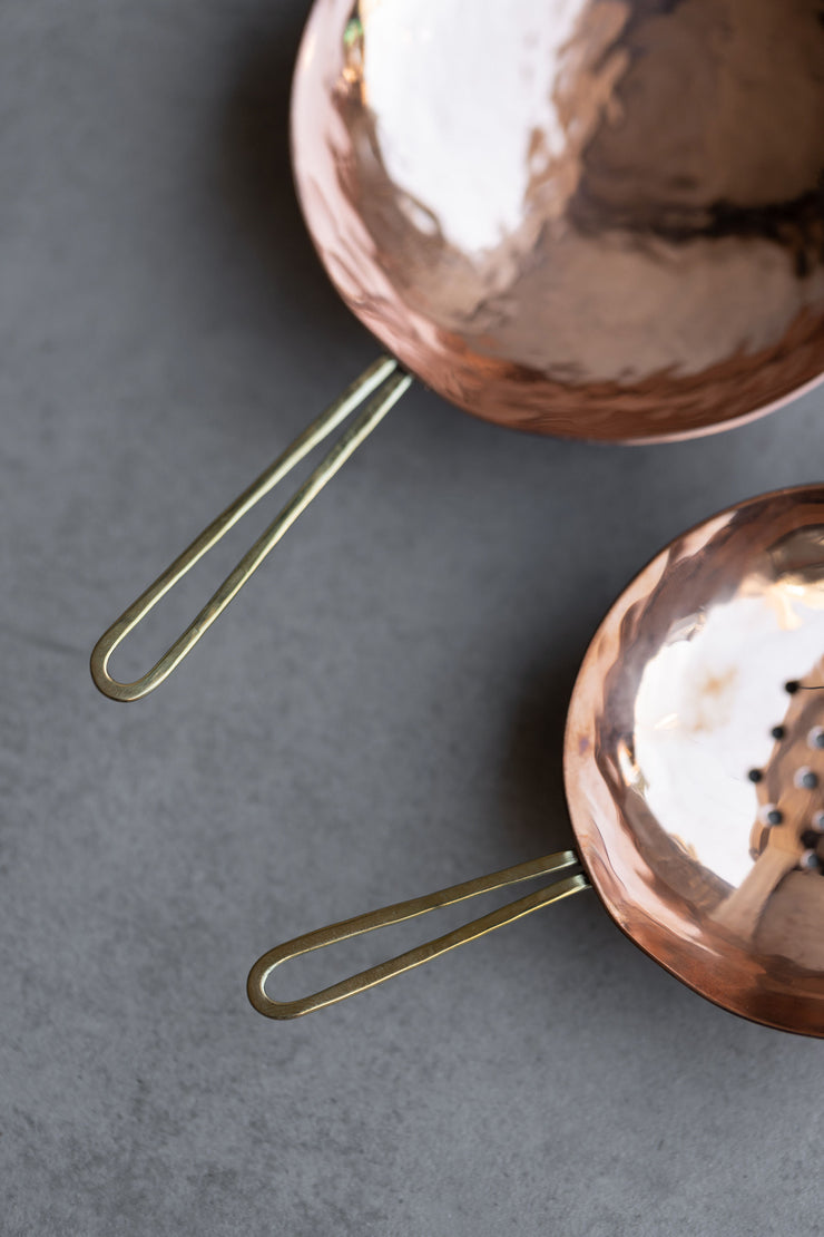 Copper + Brass Tea Strainer