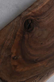 Rounded Black Walnut Board with Handle