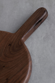 Rounded Black Walnut Board with Handle