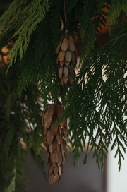 Large Iron Pinecone Ornament