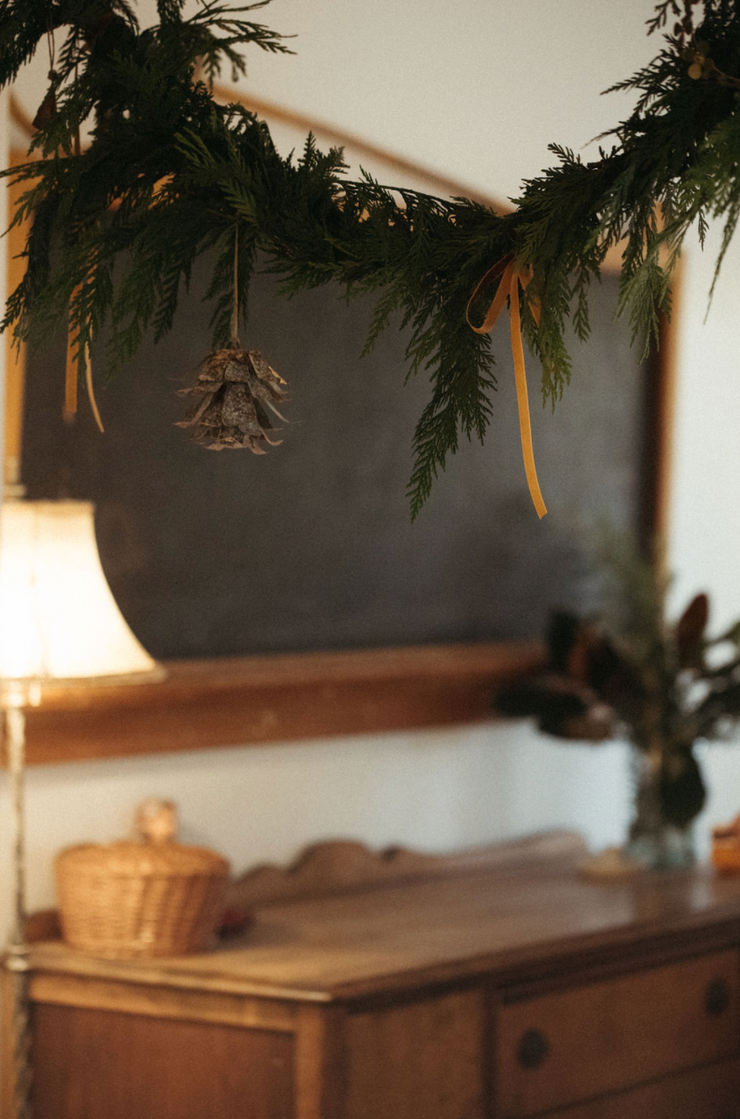 Patina Pinecone Ornament