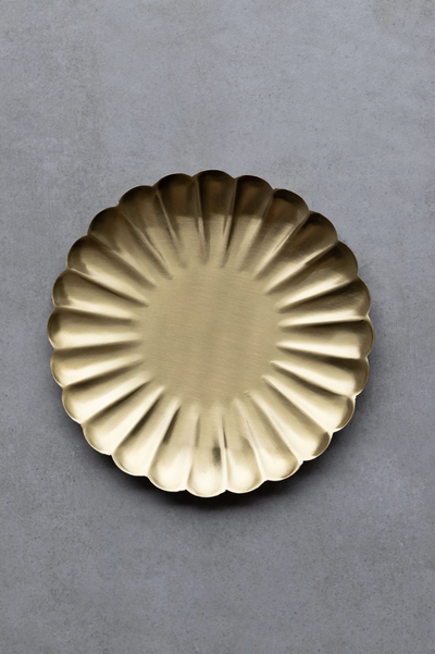 Brass Petal Tray