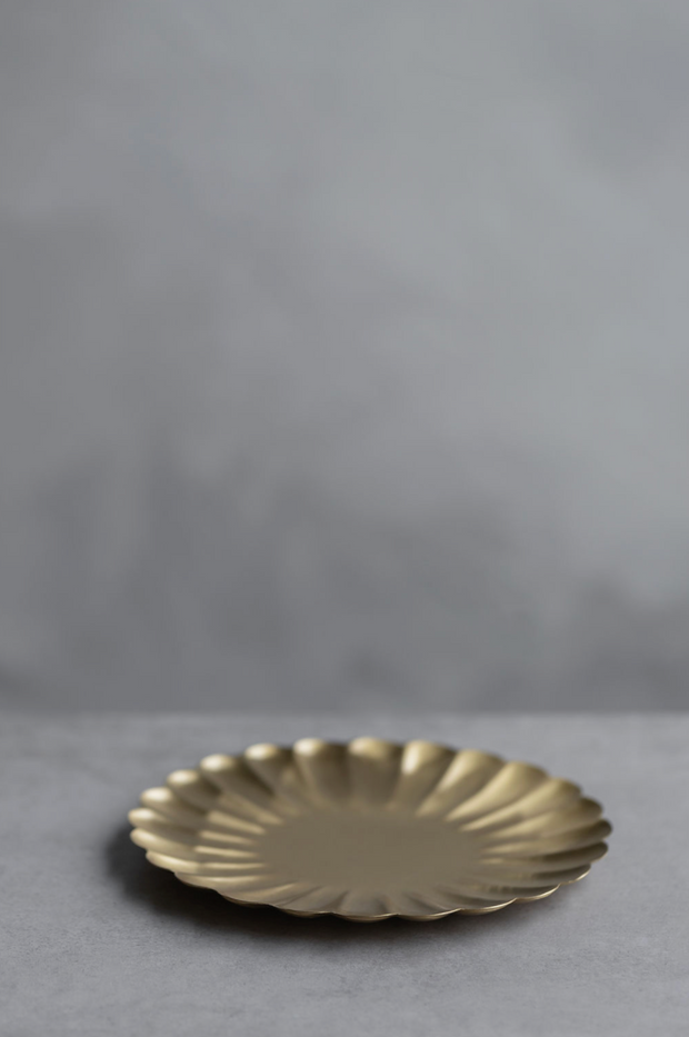 Brass Petal Tray