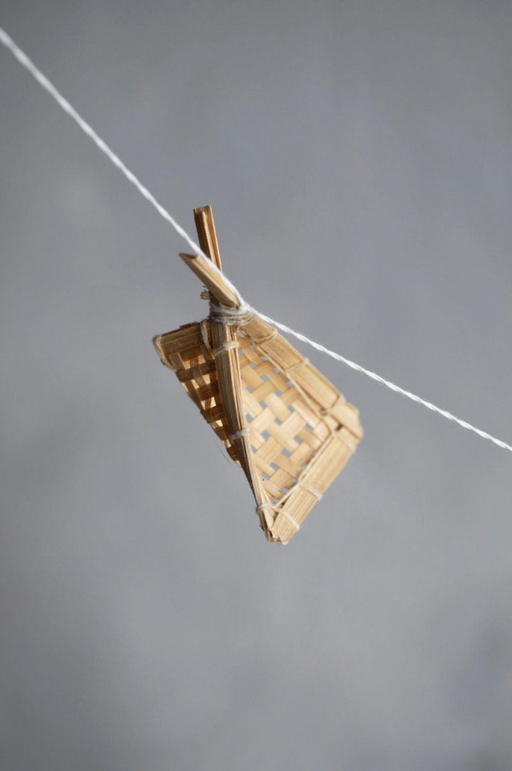 Bamboo Basket Garland