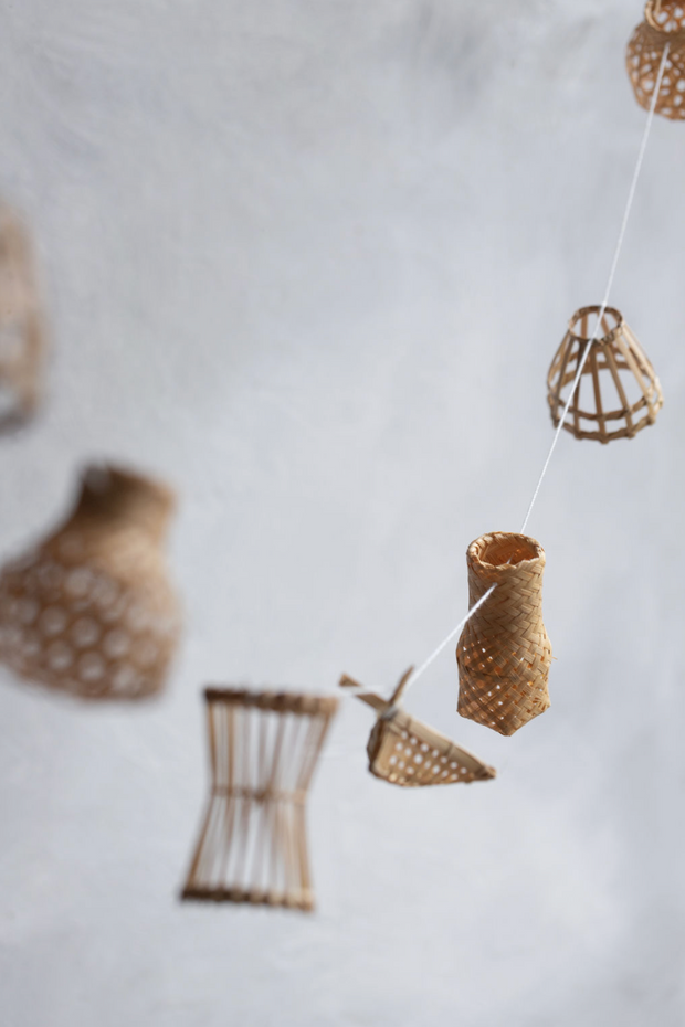 Bamboo Basket Garland