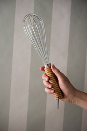 Wooden Handled Whisk