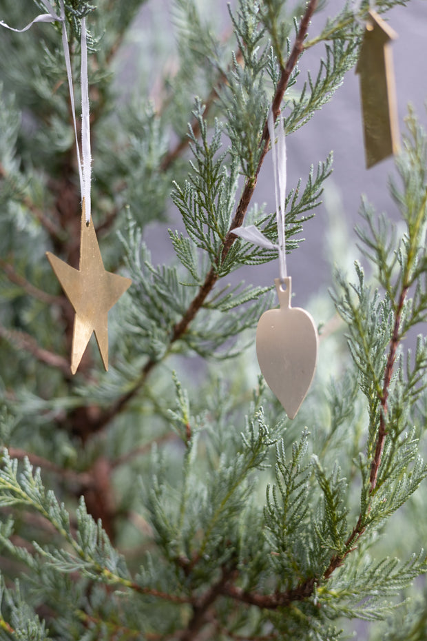 Delicate Brass House Ornament