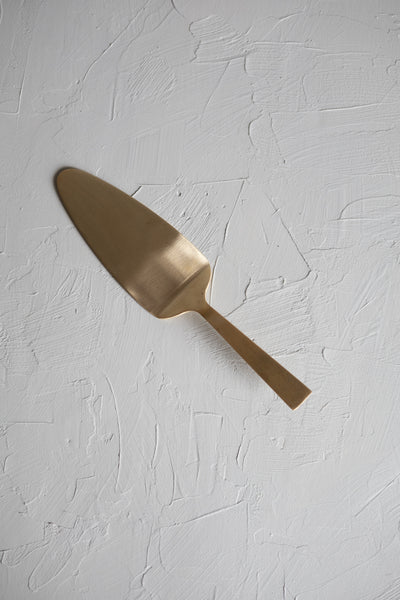 Brass Cake Server