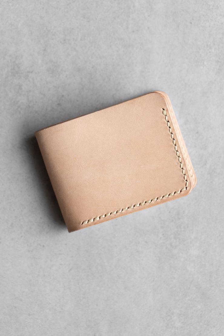 Minimalist Wallet in Natural Vegetable Tanned Leather – Cope & Co.