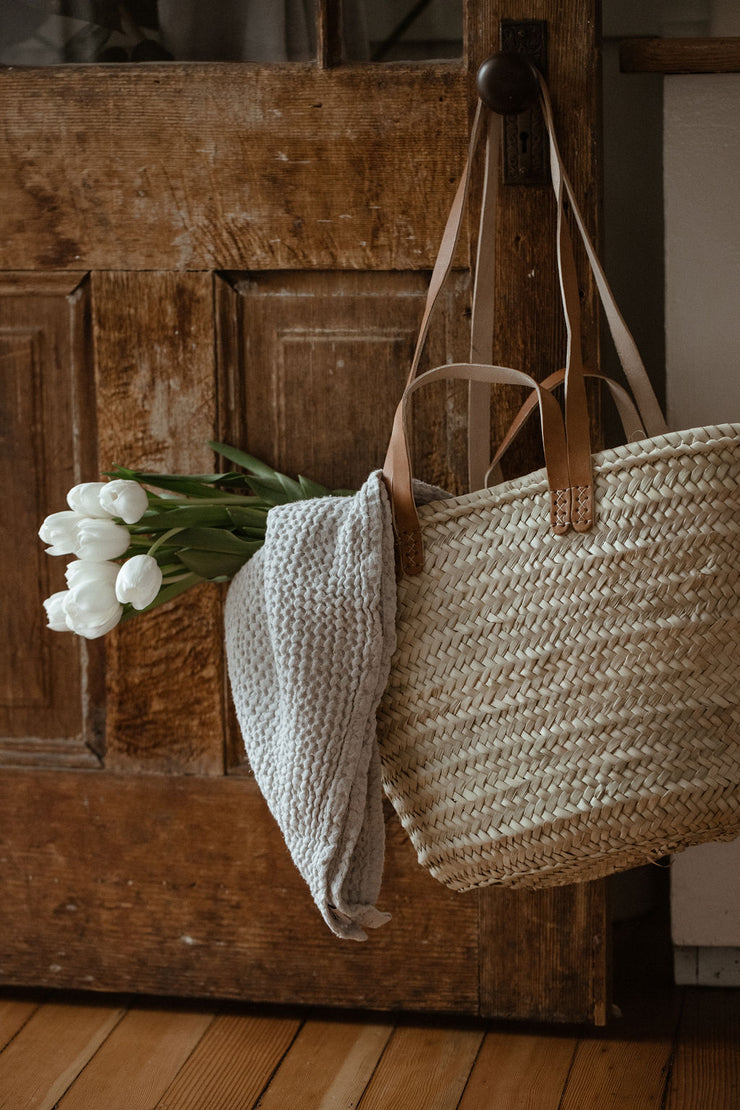 French Straw Market Basket Tote Bags