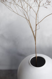 Sphere Vase- Matte Grey